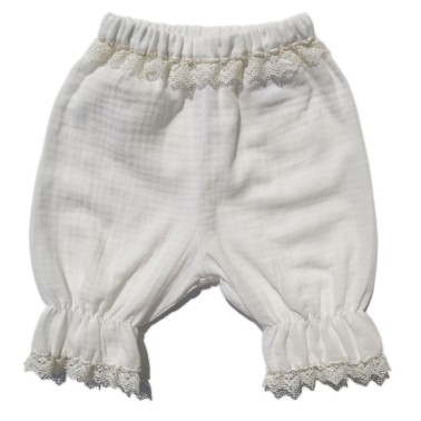 Pantaloni Suzanne bianco avorio
